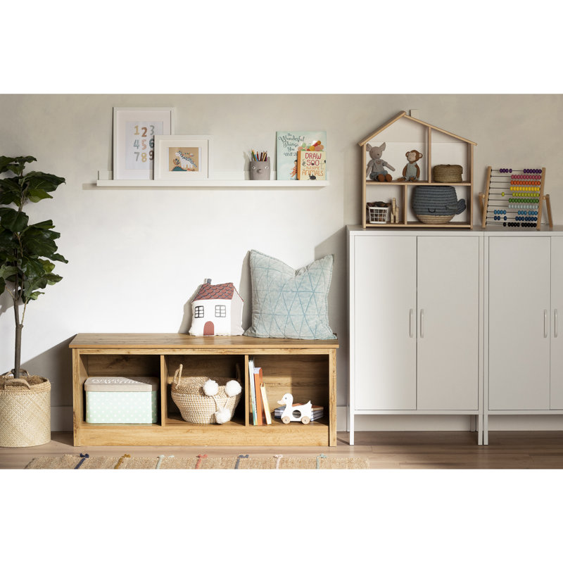 South Shore Cubby Storage Bench Wayfair